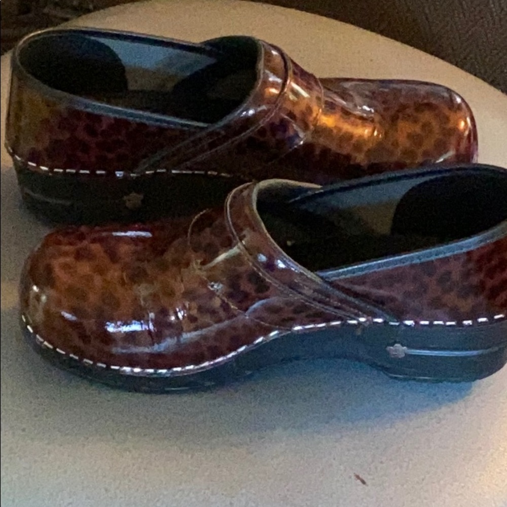 Sanita Animal print Clog Nursing Shoes